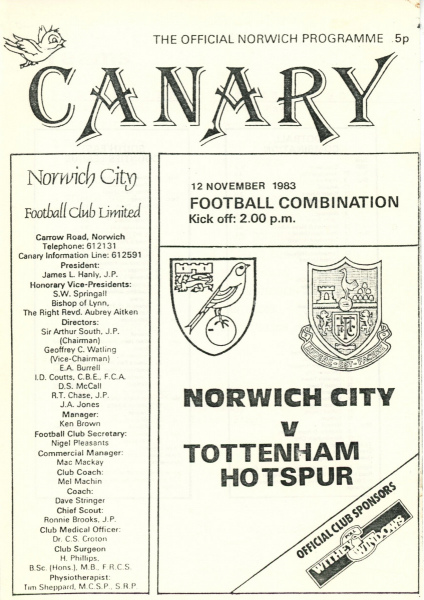 0_Reserves_1983_11_12_Tottenham_Hotspur