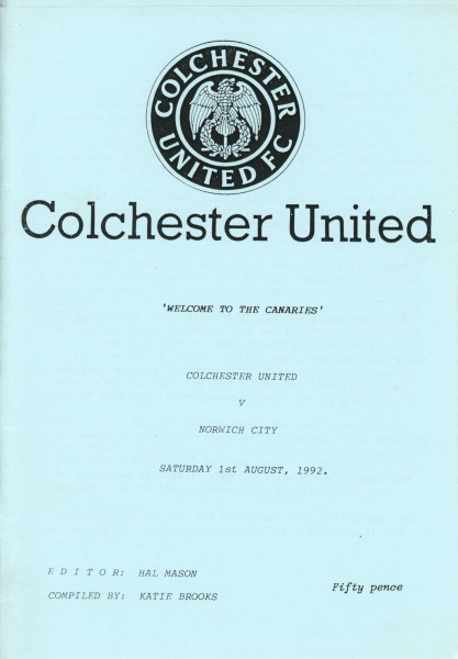 1992_08_01_Colchester_United