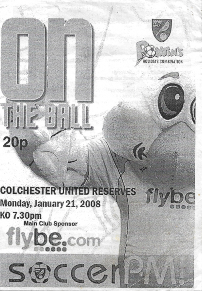 0_Reserves_2008_01_21_Colchester_United