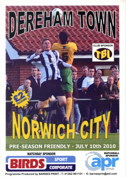 2010_07_10_Dereham_Friendly